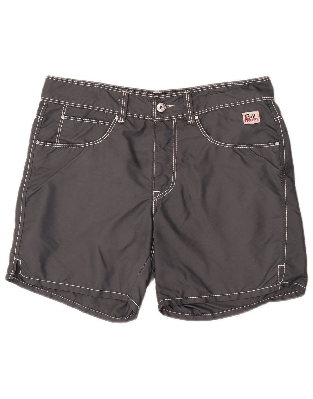 Pantaloni scurți de înot Roy Rogers pentru bărbați, gri mediu, poliamidă