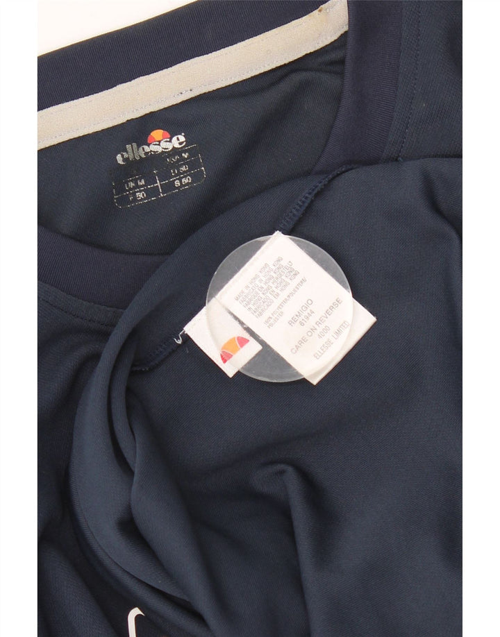 Tricou grafic pentru bărbați ELLESSE Top Mediu Bleumarin Poliester