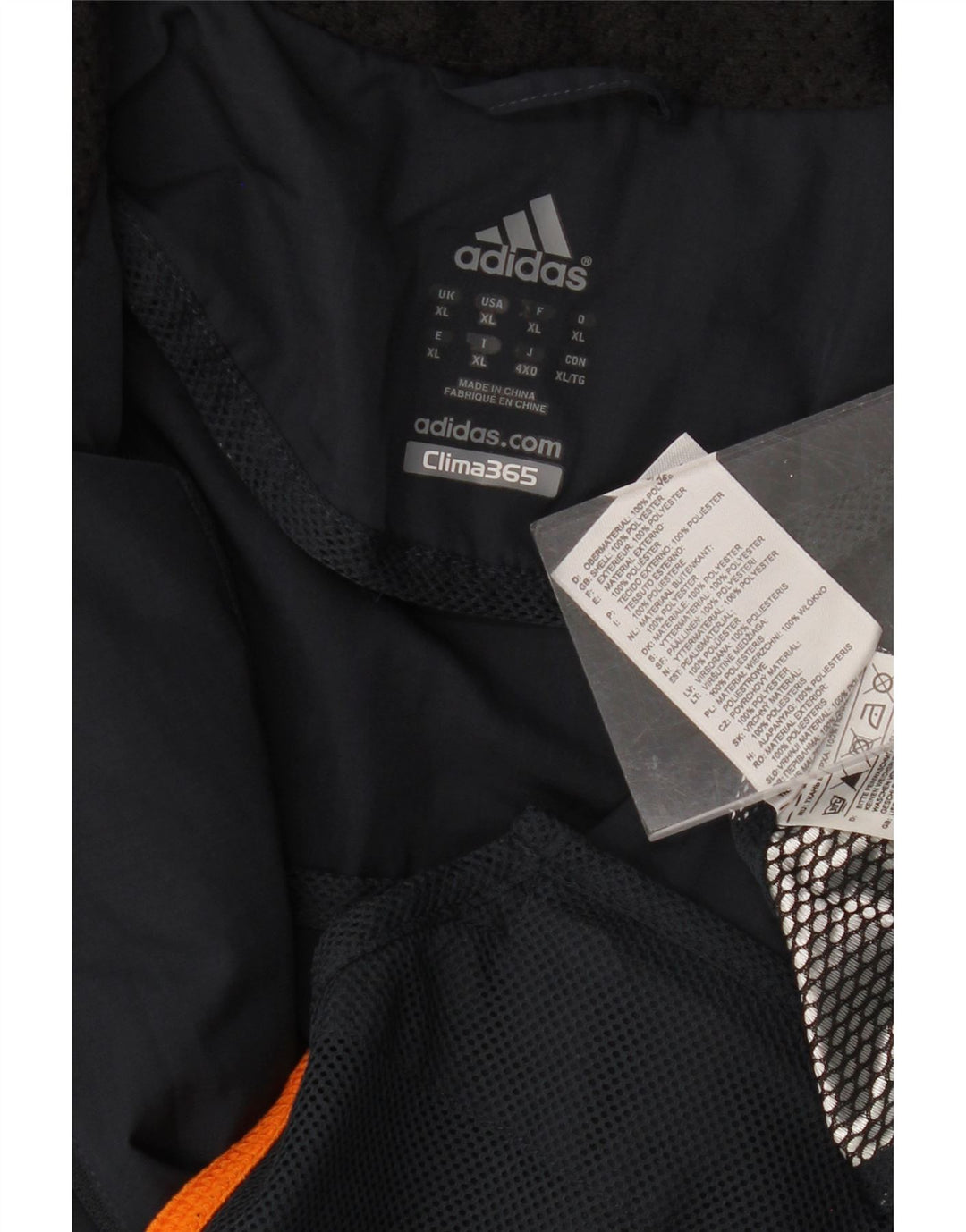 Jachetă de ploaie ADIDAS Clima 365 pentru bărbați UK 42 XL bleumarin poliester