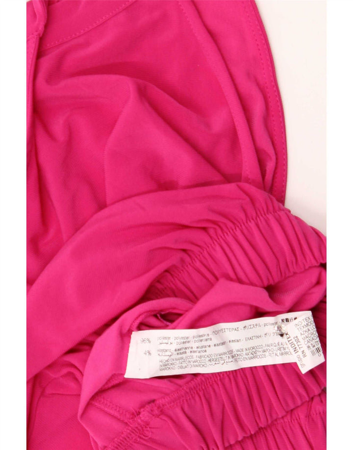 Top Crop Halter pentru Damă Zara UK 8 Small Pink Poliester