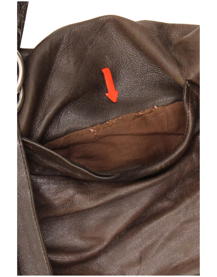Jachetă de piele vintage pentru bărbați UK 42 XL din piele maro
