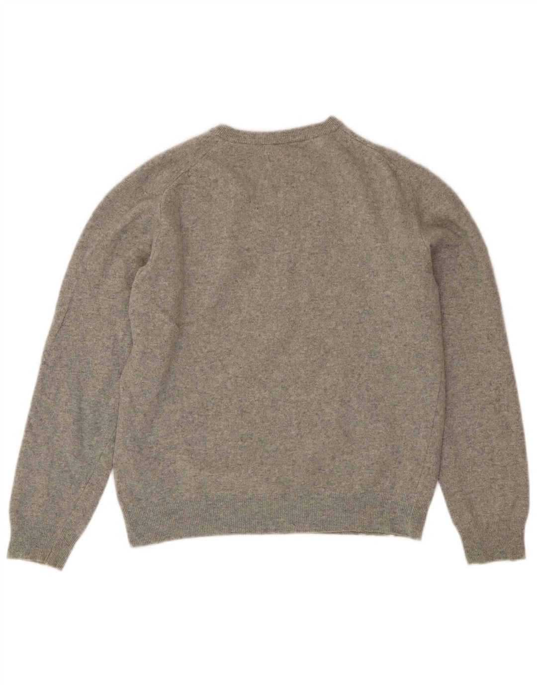 Pulover pentru femei Gant cu decolteu în V UK 18 XL Lână gri