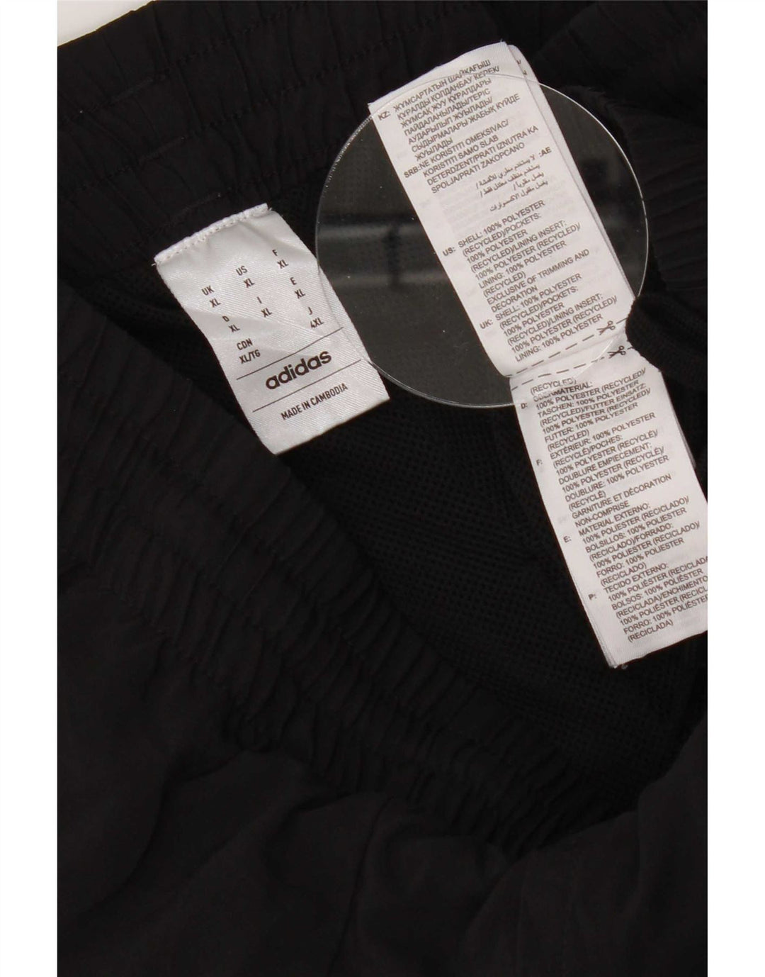 Pantaloni de trening pentru bărbați Adidas Pantaloni de jogging XL Poliester negru