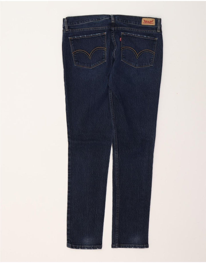 Blugi skinny 524 pentru femei LEVI'S US 13 mare W31 L32 bumbac bleumarin