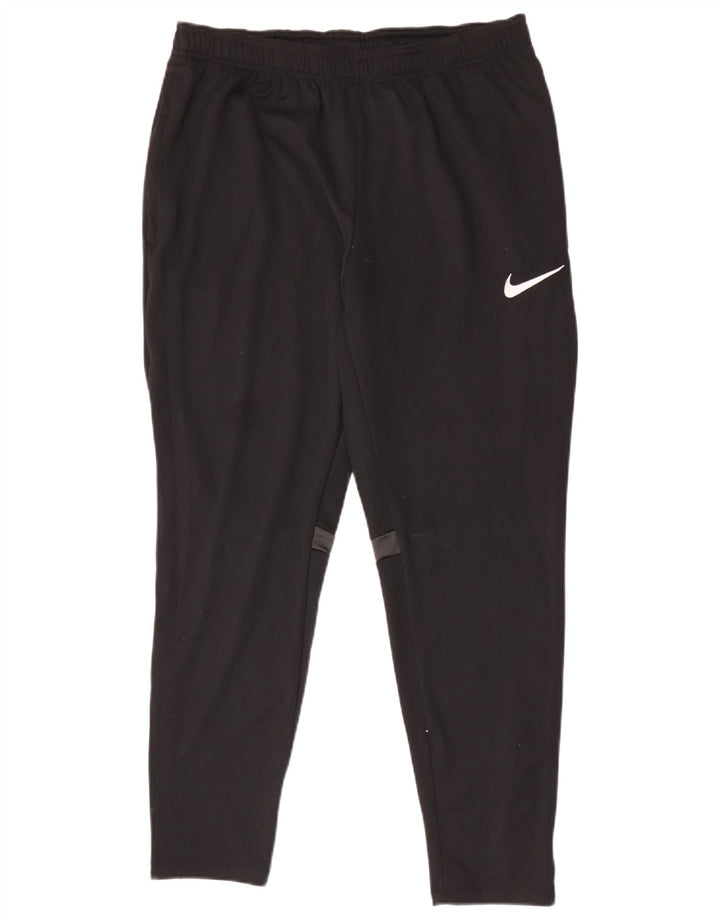 Pantaloni de trening Nike Dri Fit pentru bărbați, mari, negru, poliester color bloc
