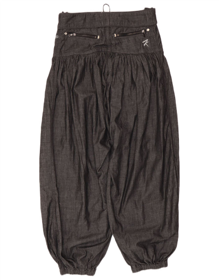 Pantaloni harem de damă vintage W28 L26 bumbac gri