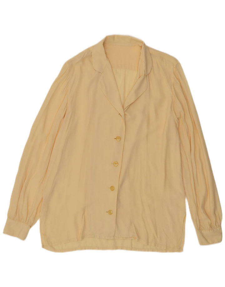 Cămașă Vintage pentru femei UK 16 Large Yellow