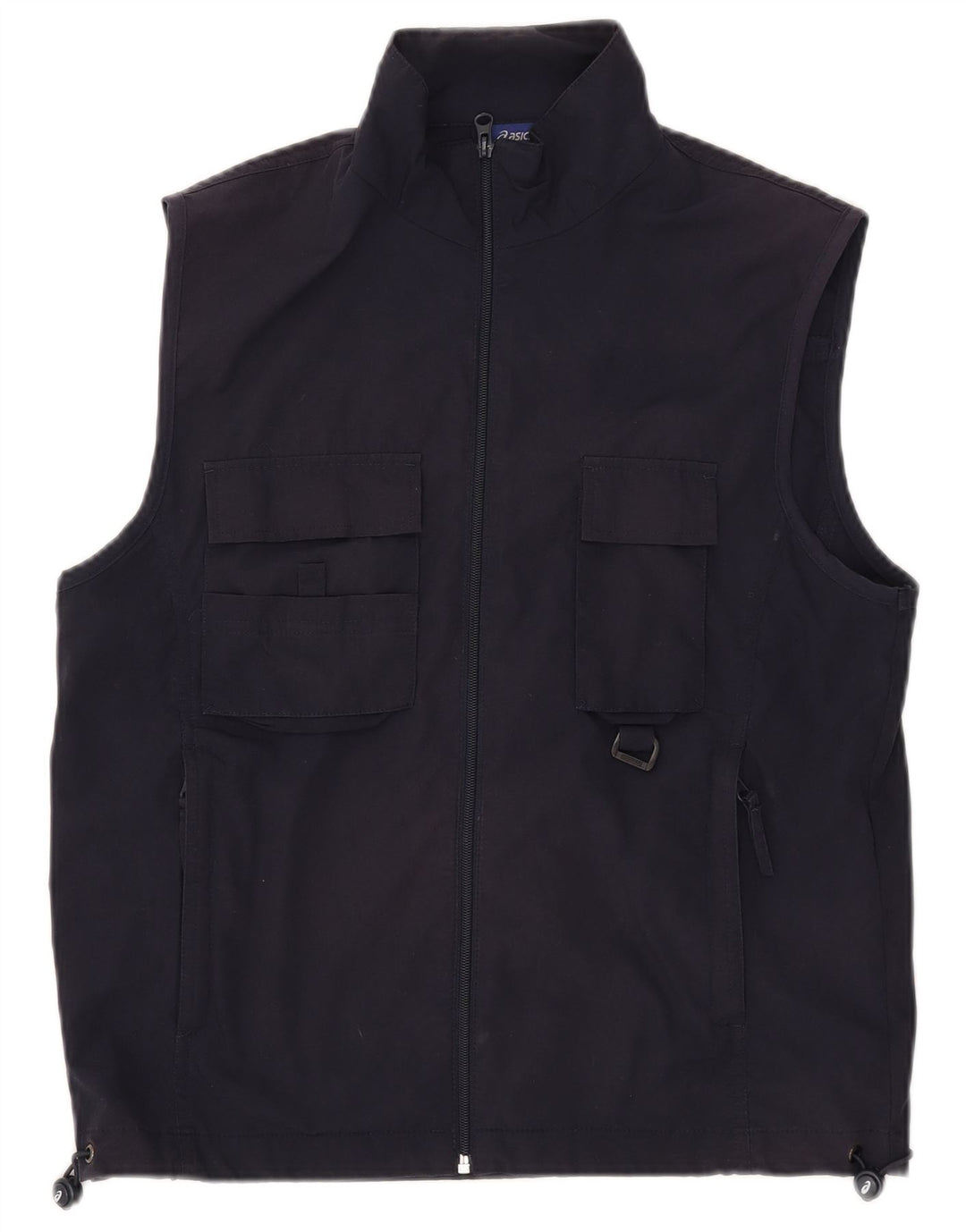 Gilet grafic Asics pentru bărbați UK 38 Medium Bleumarin Poliester