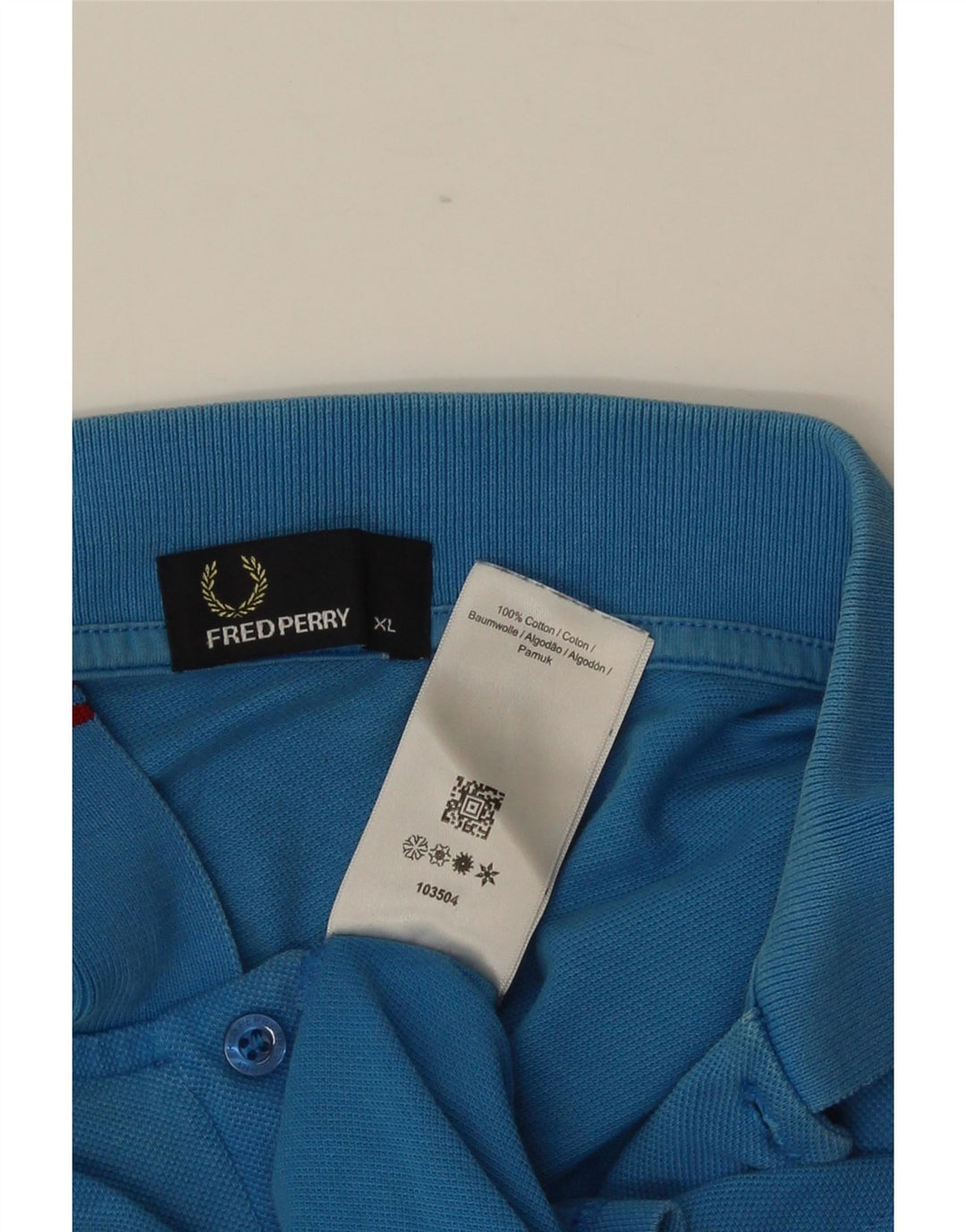 Cămașă polo Fred Perry pentru bărbați, XL, bumbac, albastru