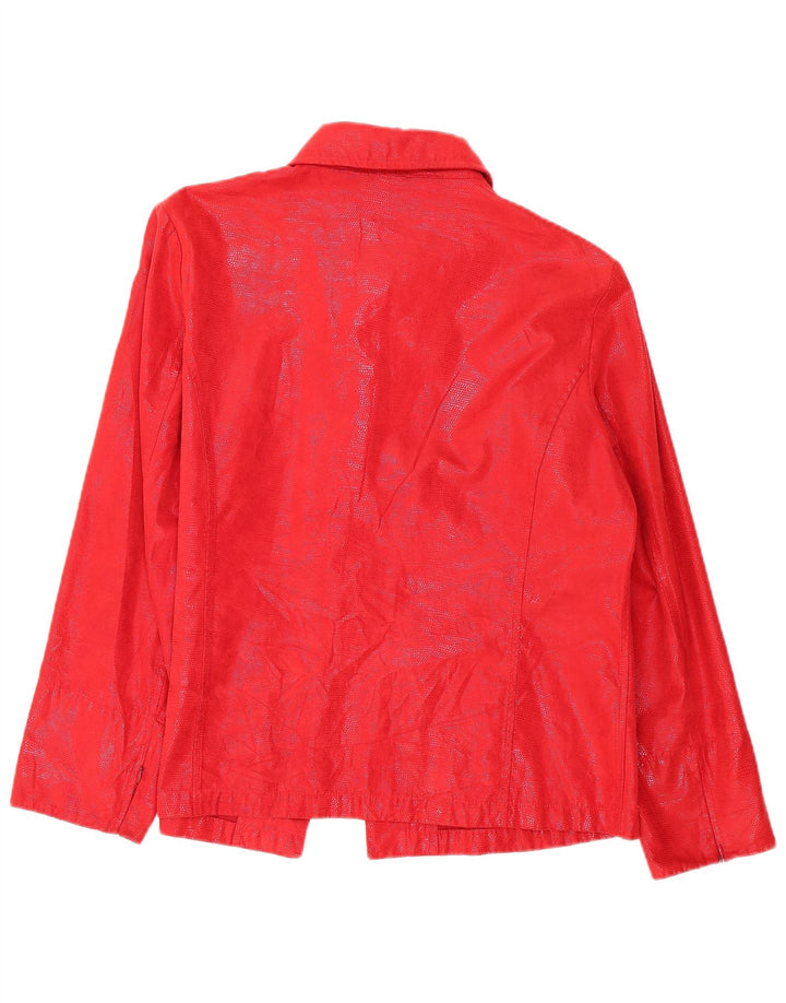 Jachetă Blazer Poncho pentru femei Carol UK 18 XL Poliester cu pete roșii