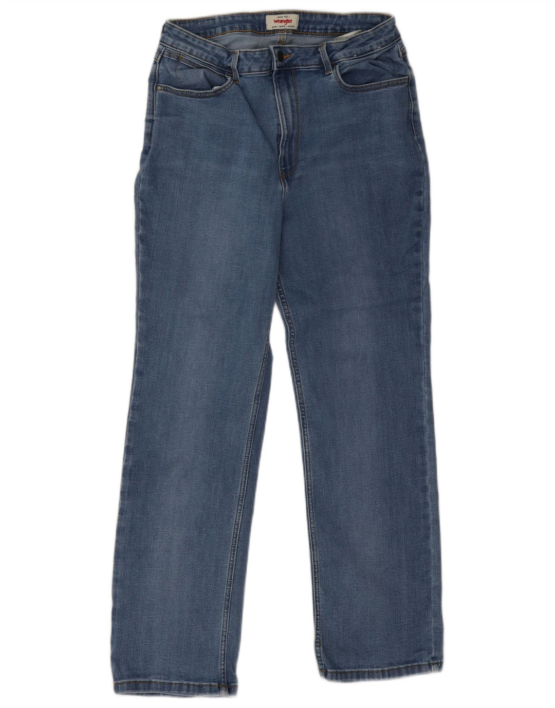 Blugi drepti pentru bărbați Wrangler W32 L30 Bumbac albastru