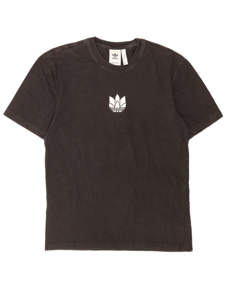 Tricou pentru bărbați Adidas Top mic, negru, bumbac