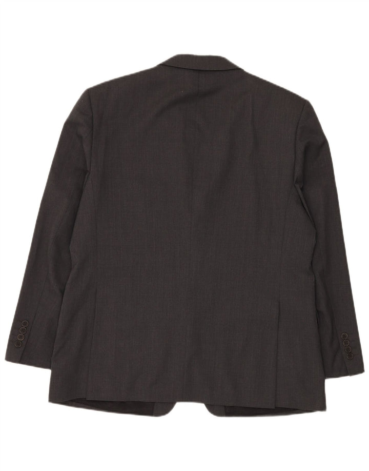 Costum pentru bărbați Ted Baker, elastic, 2 nasturi, 2 piese UK 42 XL W36 L30 Lână gri