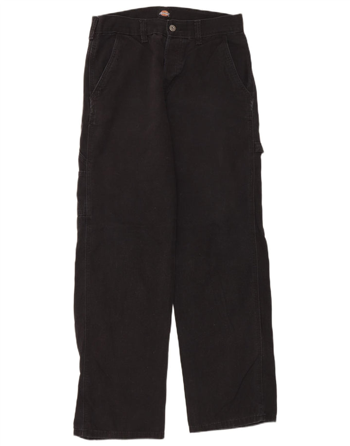 Pantaloni cargo dritti pentru bărbați Dickies W30 L32 bumbac negru