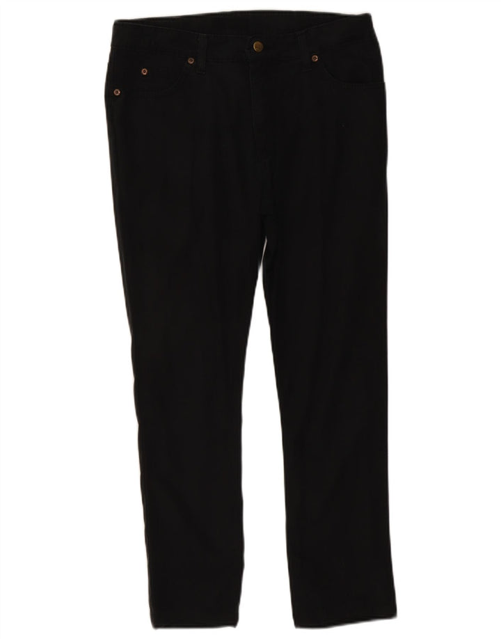 LEE Mens Cameron Straight Jeans W33 L25 Black Cotton