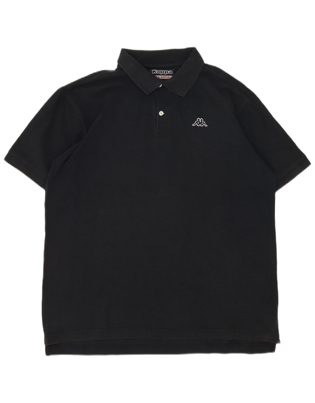 Cămașă polo pentru bărbați KAPPA XL bumbac negru