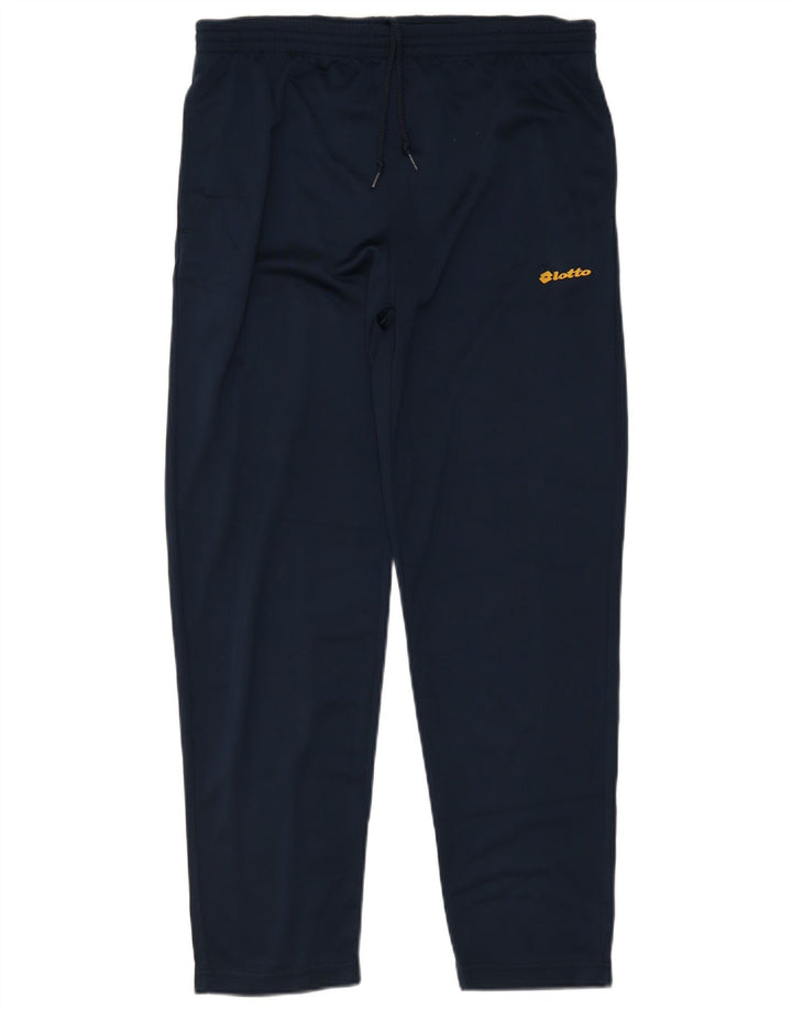 Pantaloni de trening pentru bărbați Lotto 3XL, poliester bleumarin