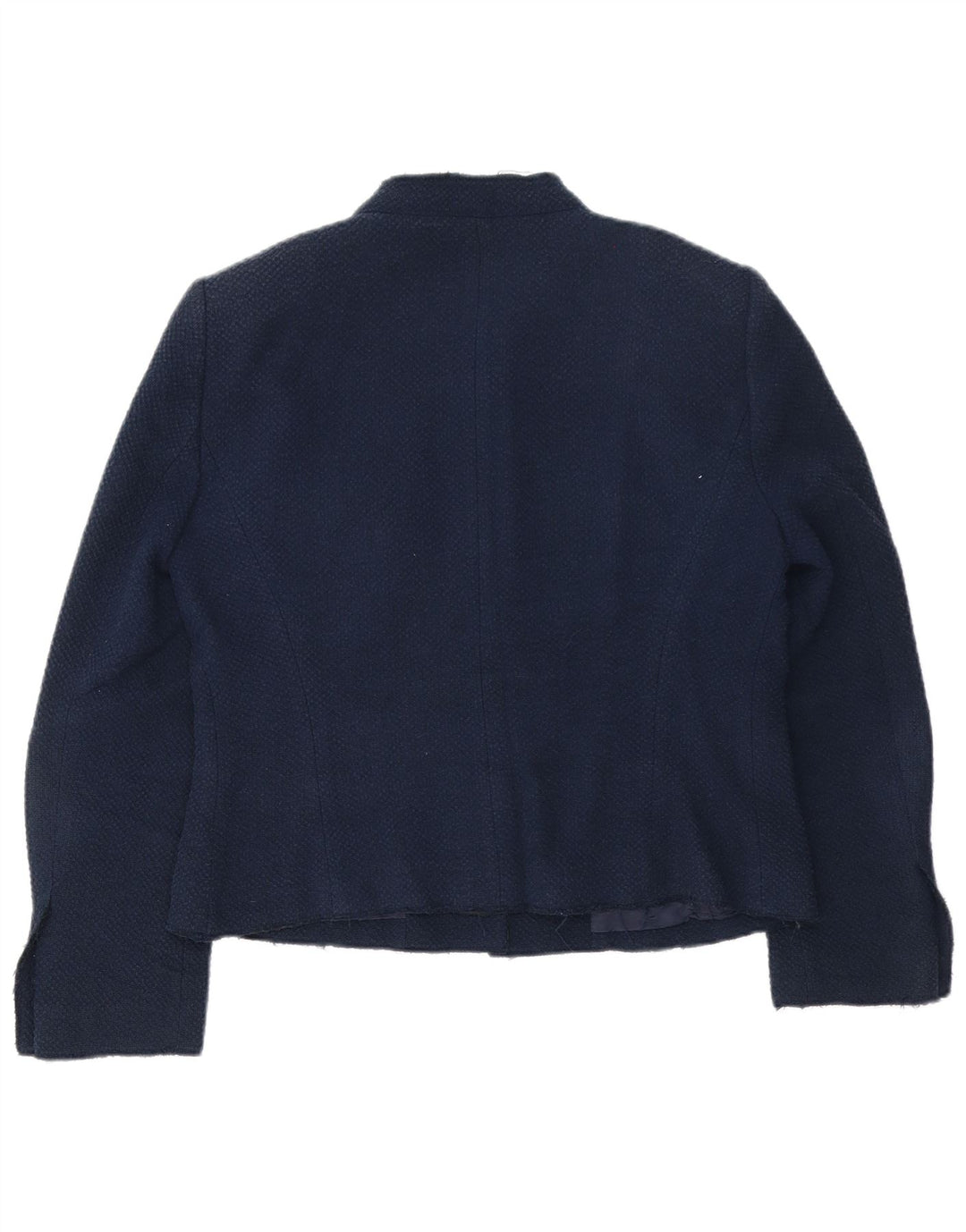 Sacou blazer pentru femei Zara, cu 4 nasturi, UK 18 XL Acetat bleumarin
