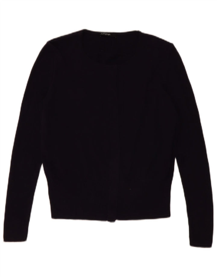 Pulover cardigan pentru femei Marks & Spencer UK 12 Medium Bleumarin