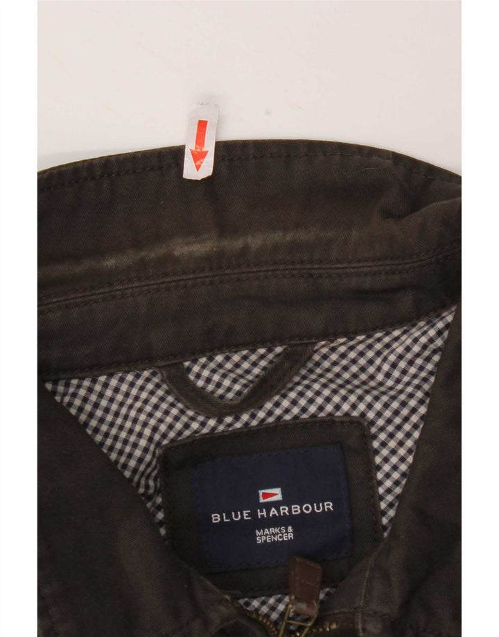 Marks & Spencer pentru bărbați Blue Harbour Bomber Jacket UK 40, mare, maro, bumbac