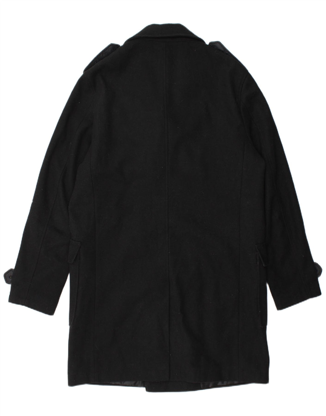 STANLEY ADAMS Jachetă militară pentru bărbați cu două piepturi UK 40, mare, neagră