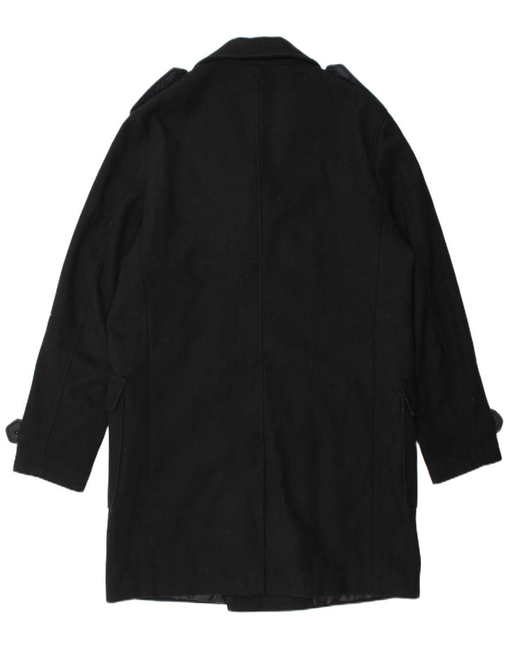 STANLEY ADAMS Jachetă militară pentru bărbați cu două piepturi UK 40, mare, neagră