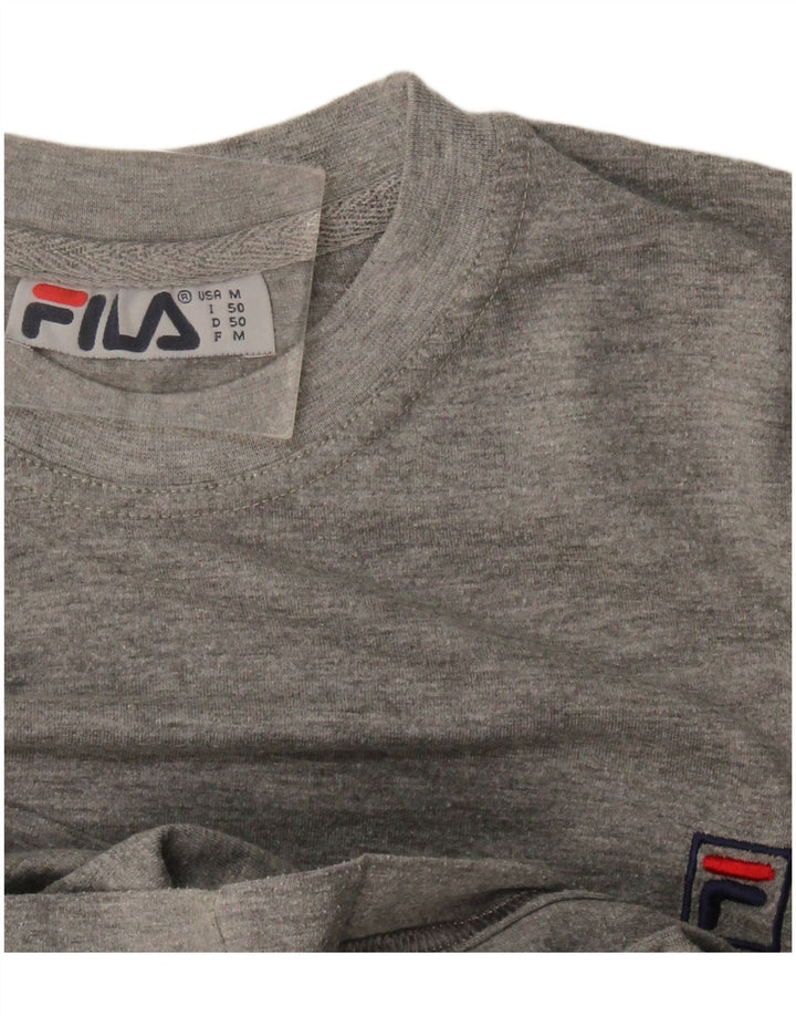 Tricou pentru bărbați Fila Top Medium Gri