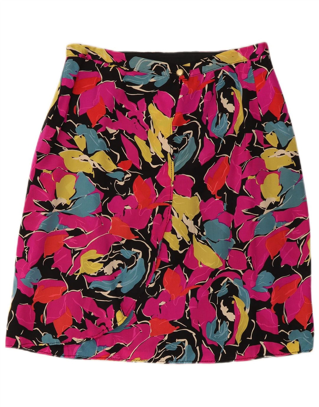 Fustă A-Line pentru Damă Vintage W30 Roz Mediu Floral