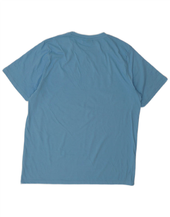 Tricou grafic pentru bărbați Ellesse Top mare, albastru, bumbac