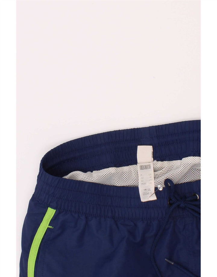 Pantaloni scurți de înot HUE băieți 11-12 ani poliester bleumarin