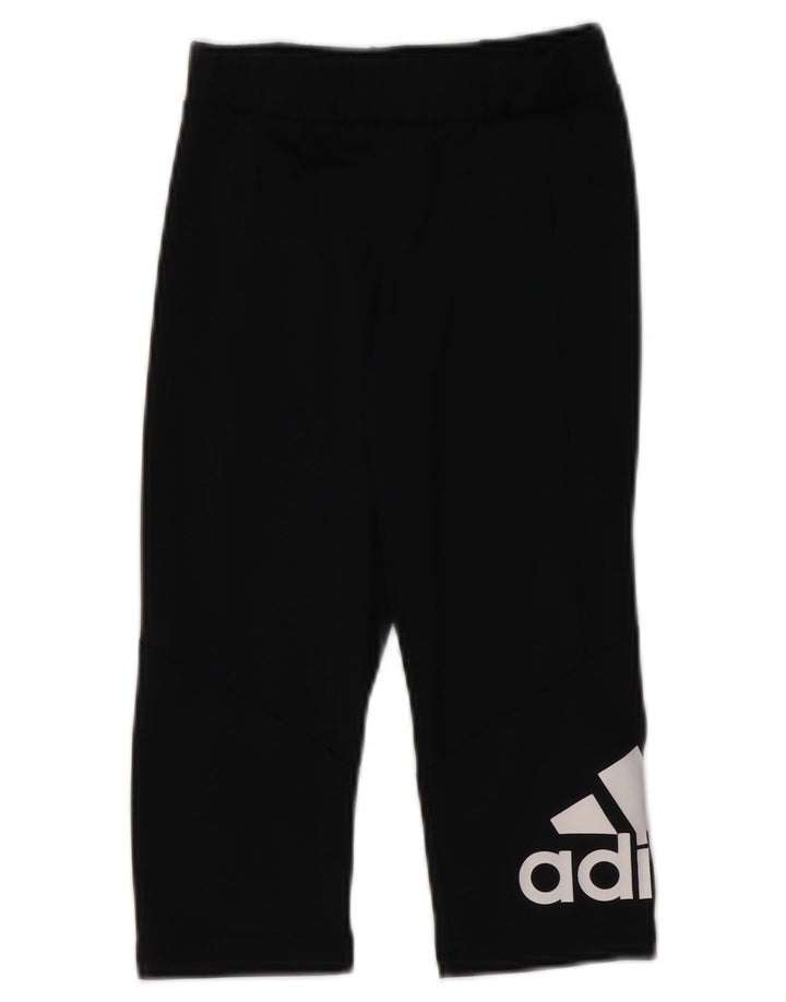 Leggings ADIDAS Aeroready Graphic pentru fete 9-10 ani poliester negru