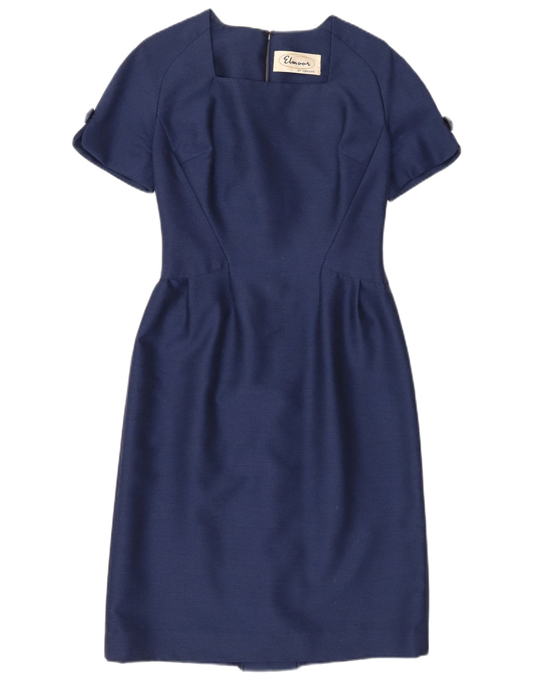 Rochie vintage pentru femei UK 10 Small Bleumarin