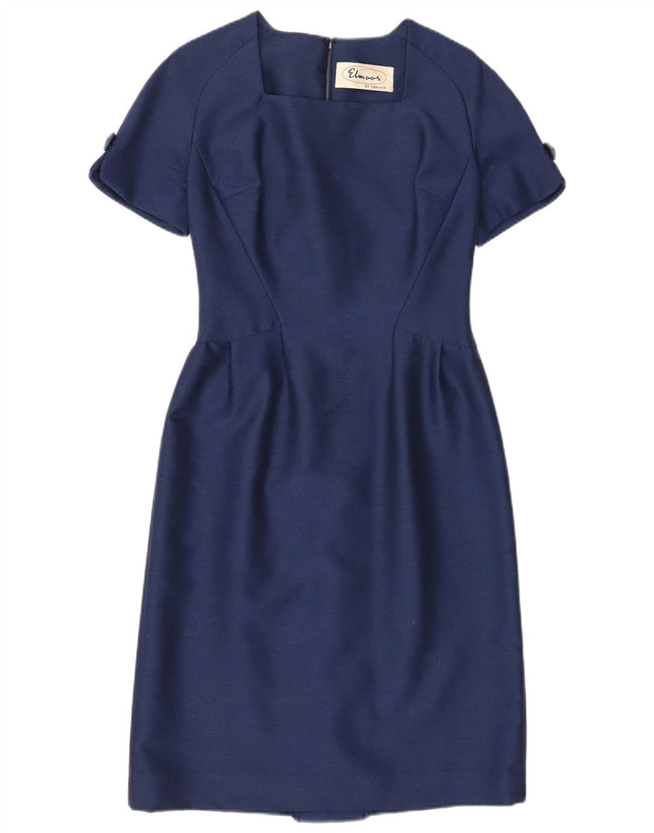 Rochie vintage pentru femei UK 10 Small Bleumarin