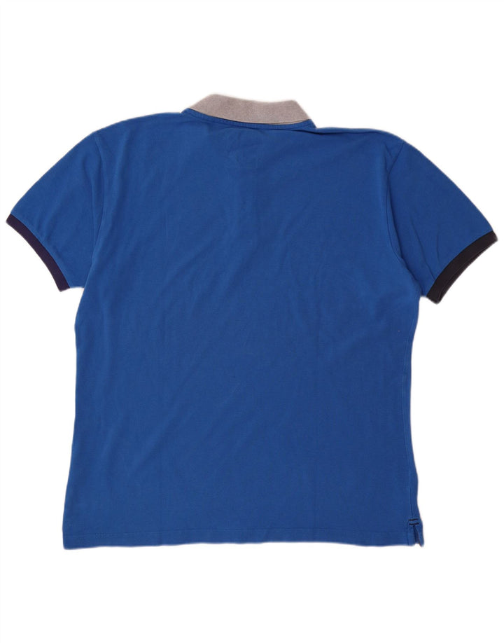 Cămașă polo NORTH SAILS pentru bărbați, bumbac albastru 2XL