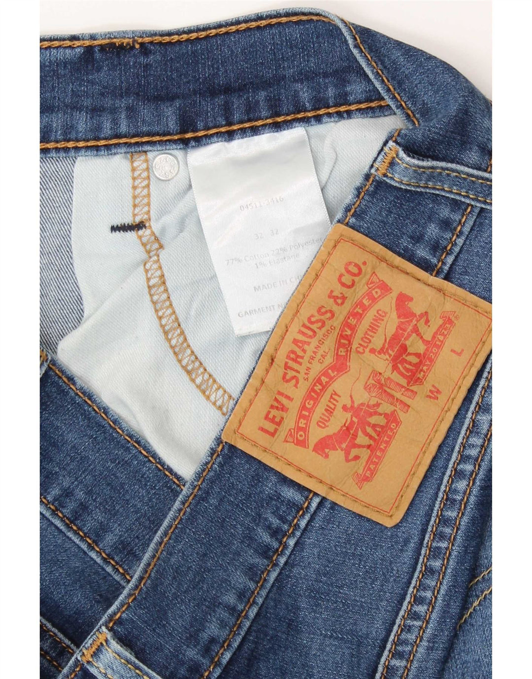 Blugi slim pentru femei Levi's W32 L32 Bumbac albastru