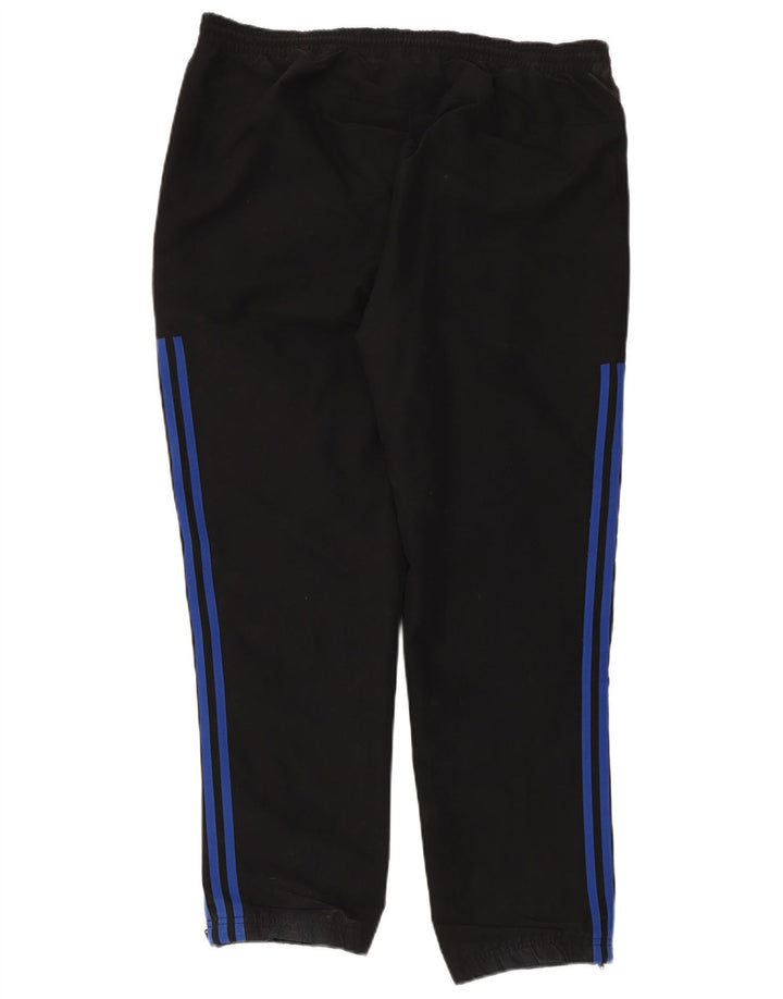 Pantaloni de trening pentru bărbați Adidas Pantaloni de jogging, mari, negru, poliester