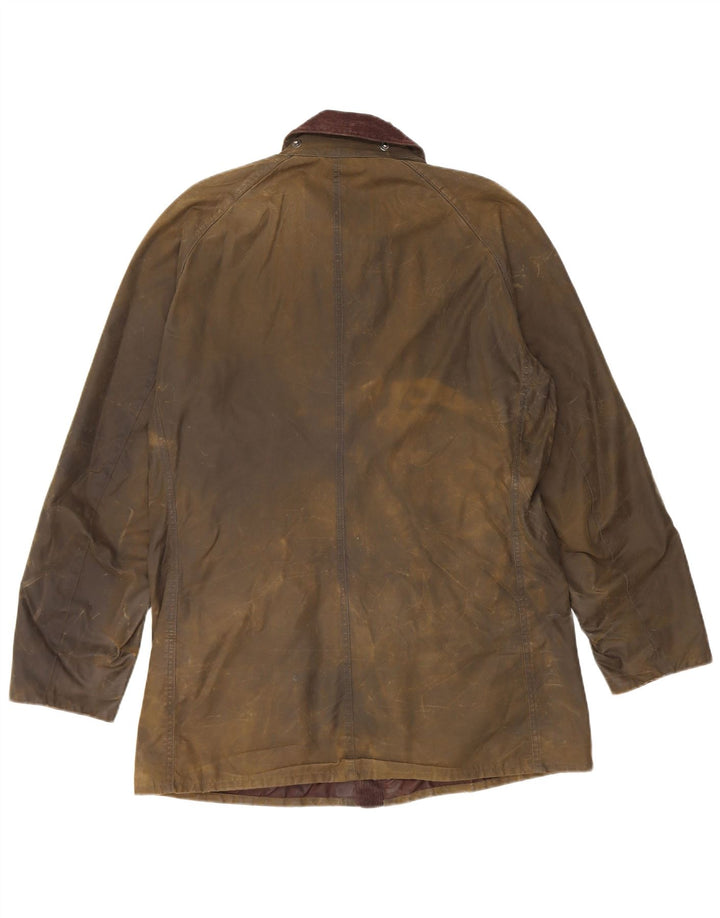 Jachetă pentru bărbați Barbour din bumbac cerat UK 38 Bumbac kaki mediu