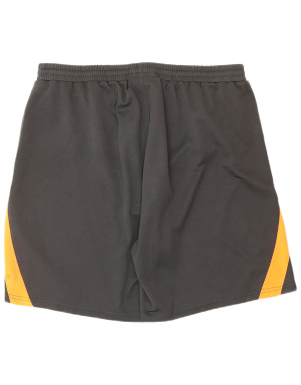 Pantaloni scurți sport grafic pentru bărbați VINTAGE 2XL, gri, bloc de culoare