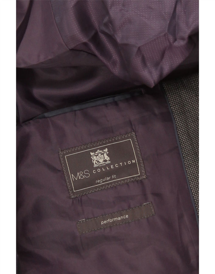 Jachetă pentru bărbați Marks & Spencer Performance cu 2 nasturi, UK 42, mare, gri