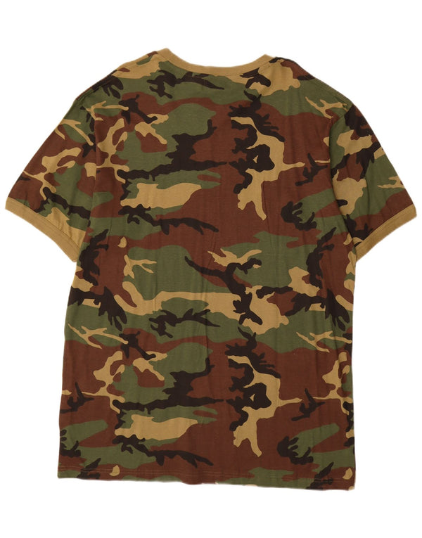 ESSE EMME Tricou pentru bărbați Top 2XL Kaki Camuflage Bumbac