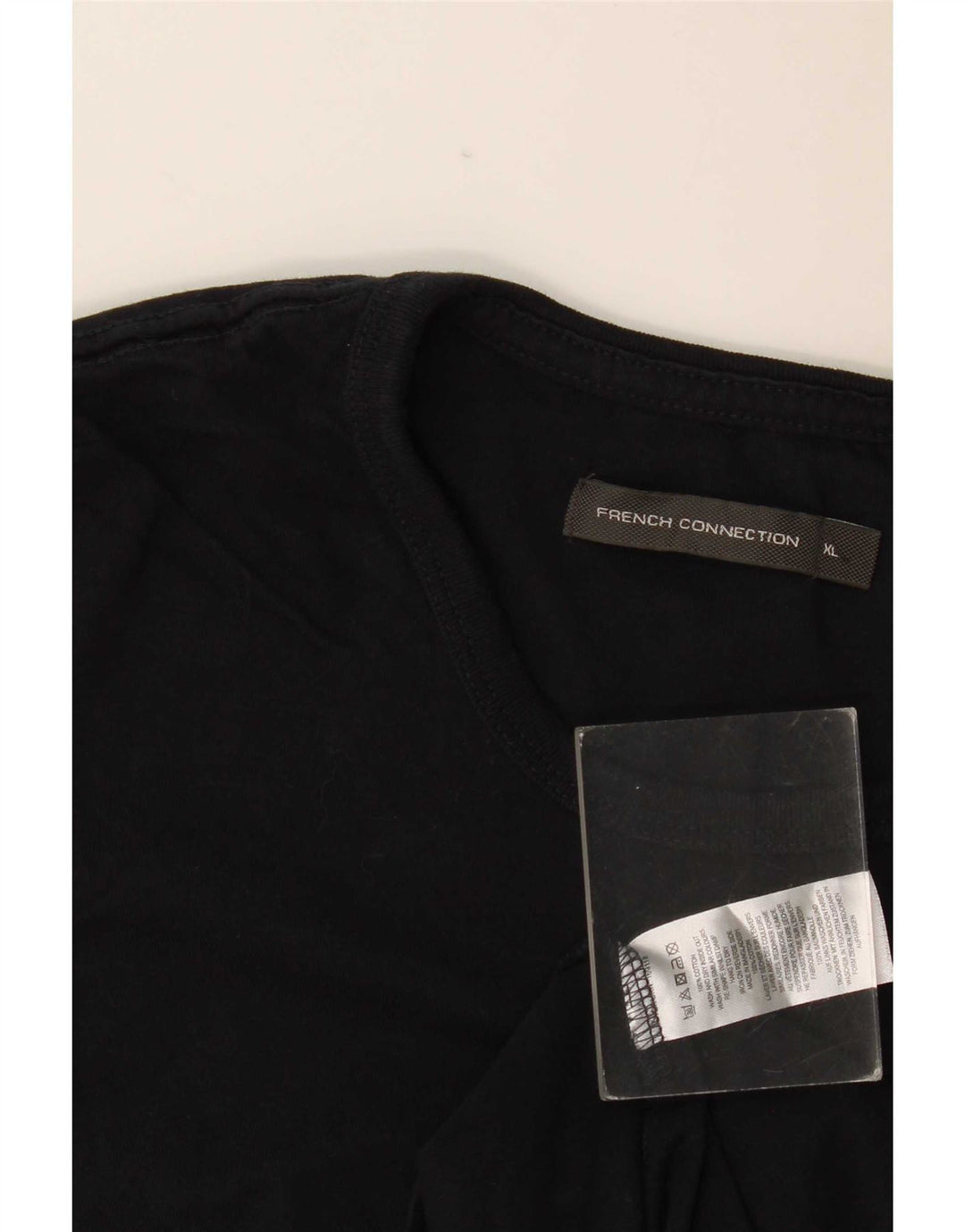 Tricou pentru bărbați French Connection Top XL Bumbac negru