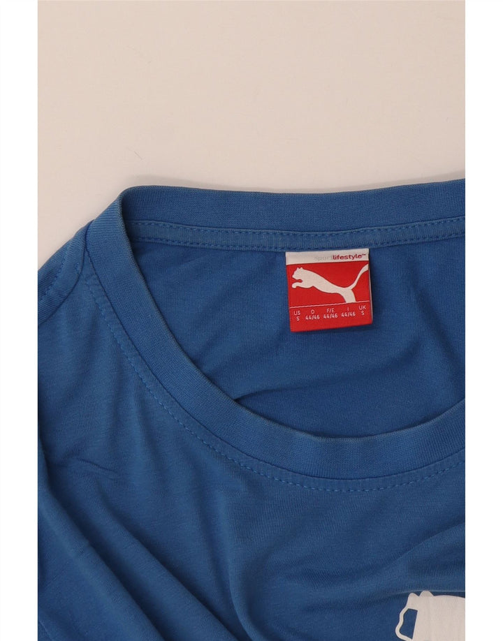 Tricou grafic Puma pentru bărbați Top Small Blue