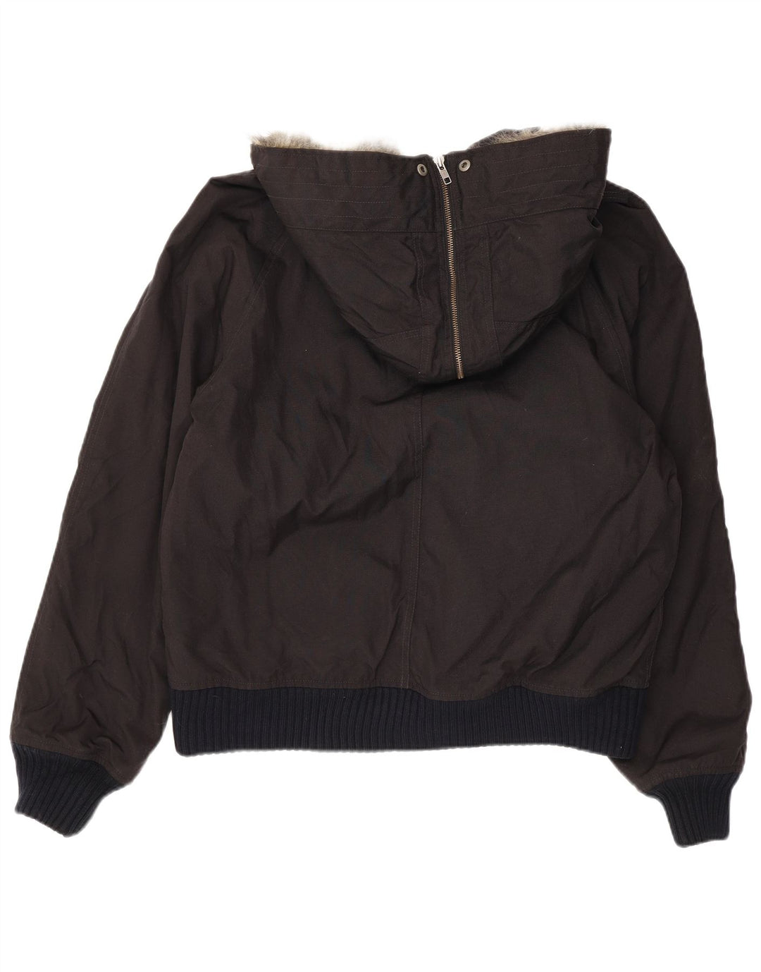 Jachetă bomber cu glugă pentru bărbați Woolrich UK 40, mare, negru, nailon