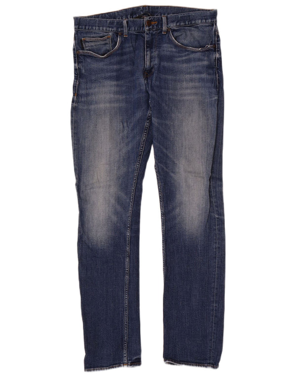 Blugi slim pentru bărbați Calvin Klein W33 L32 Bumbac albastru