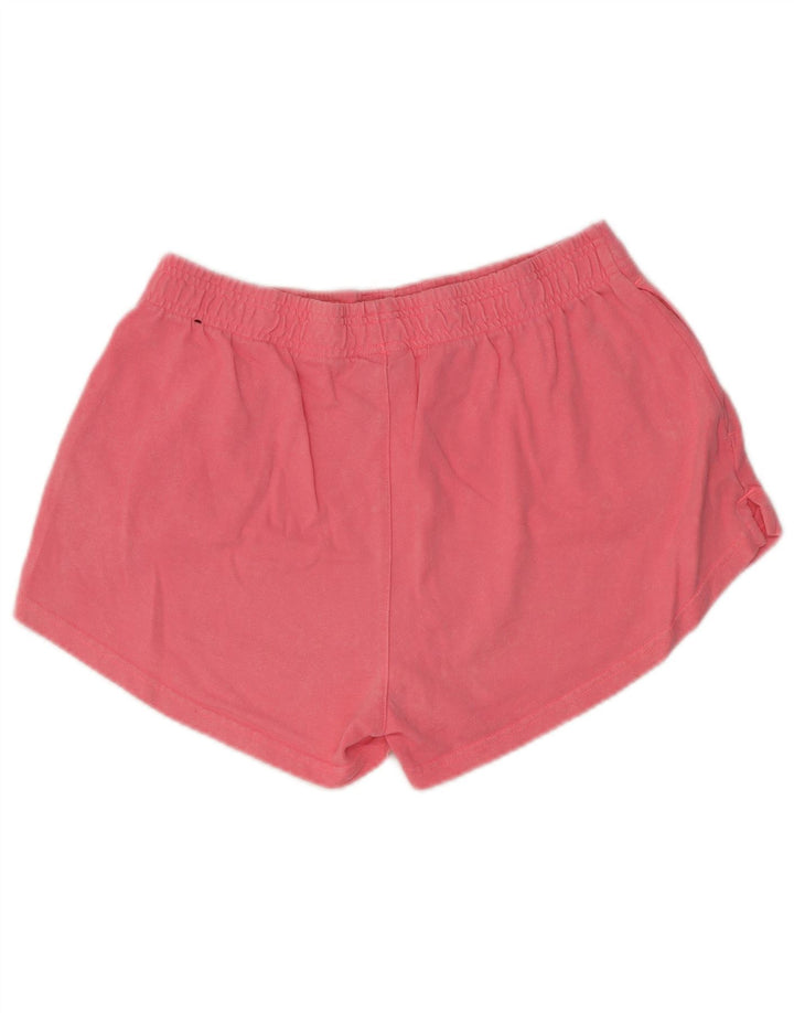 Pantaloni scurti sport Nike pentru femei UK 14, bumbac roz mediu