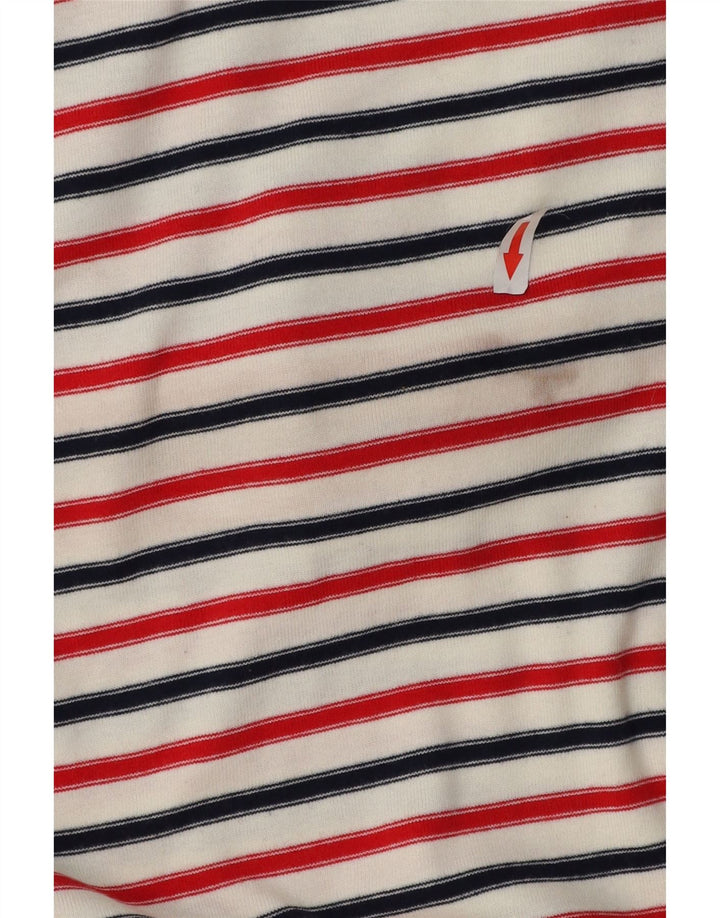 Hanorac pentru femei Eddie Bauer Pulover UK 16 mare, albastru bleumarin, bumbac cu dungi