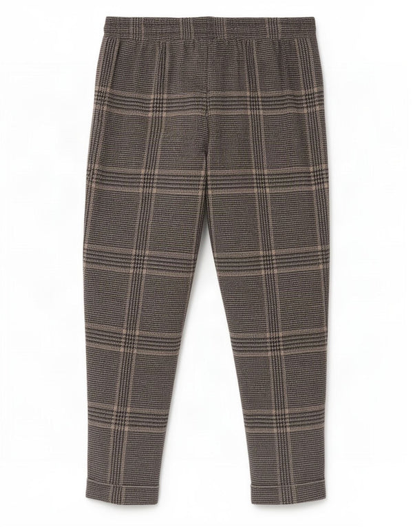 Pantaloni tăiați pentru femei Marks & Spencer UK 16 Large W34 L26 Gri