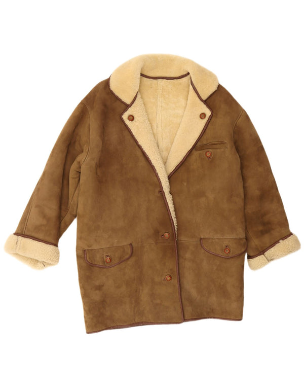 Palton pentru femei Artisan din shearling UK 18 XL Kaki iarnă