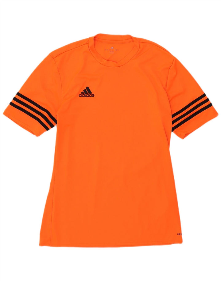 Tricou Adidas Climalite pentru bărbați Top mic poliester portocaliu