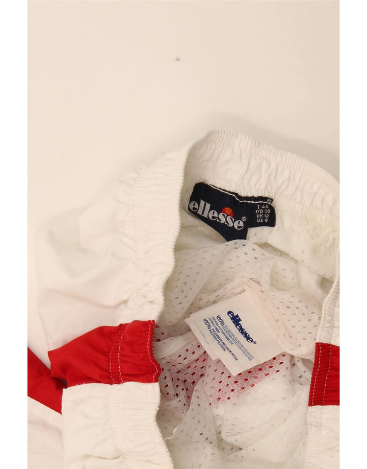 Pantaloni de trening pentru femei Ellesse Pantaloni de jogging UK 12 Medium White Colorblock